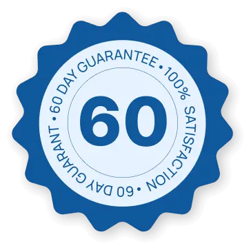 MemoVolt 60 day money back guarantee badge